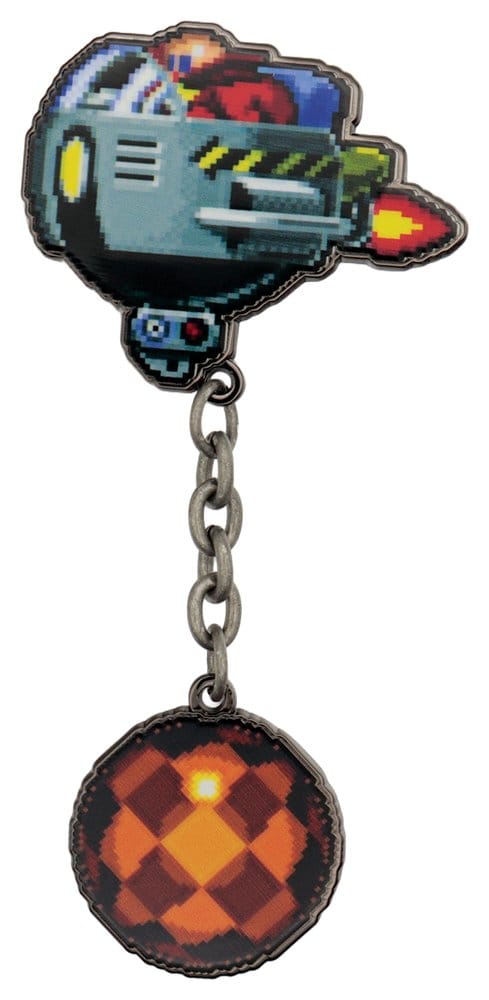 FaNaTtik Sonic - The Hedgehog Pin Badge Dr. Eggman Egg Mobile Chained | Makochan