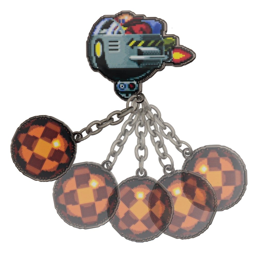 FaNaTtik Sonic - The Hedgehog Pin Badge Dr. Eggman Egg Mobile Chained | Makochan