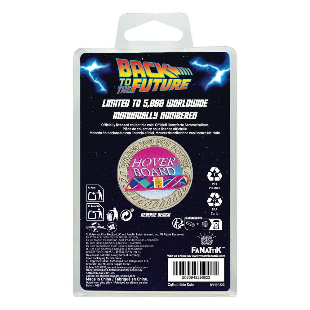 FaNaTtik Back To The Future Collectable Coin Hoverboard Limited Edition | Makochan