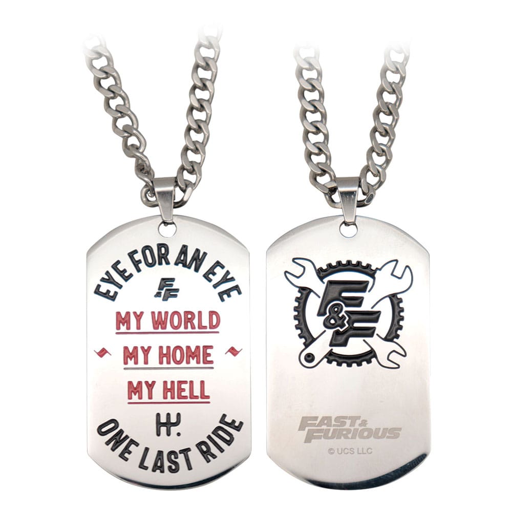 FaNaTtik Fast & Furious Dog Tags with ball chain | Makochan