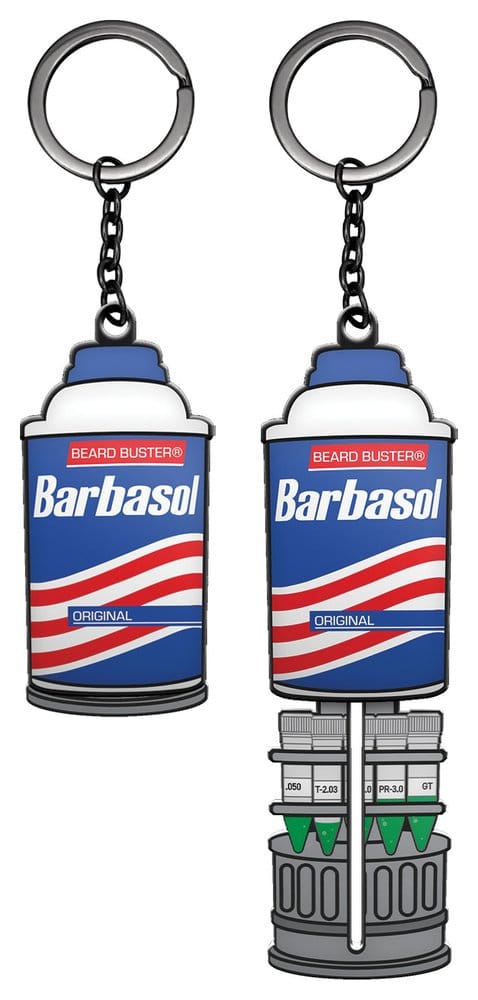 FaNaTtik Jurassic Park Keychain Sliding Barbasol Can | Makochan