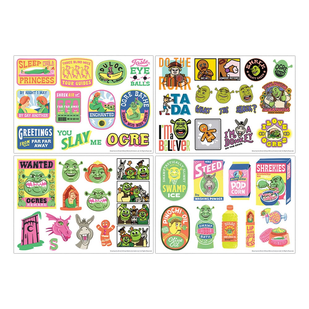 FaNaTtik Shrek Tech Sticker Pack | Makochan