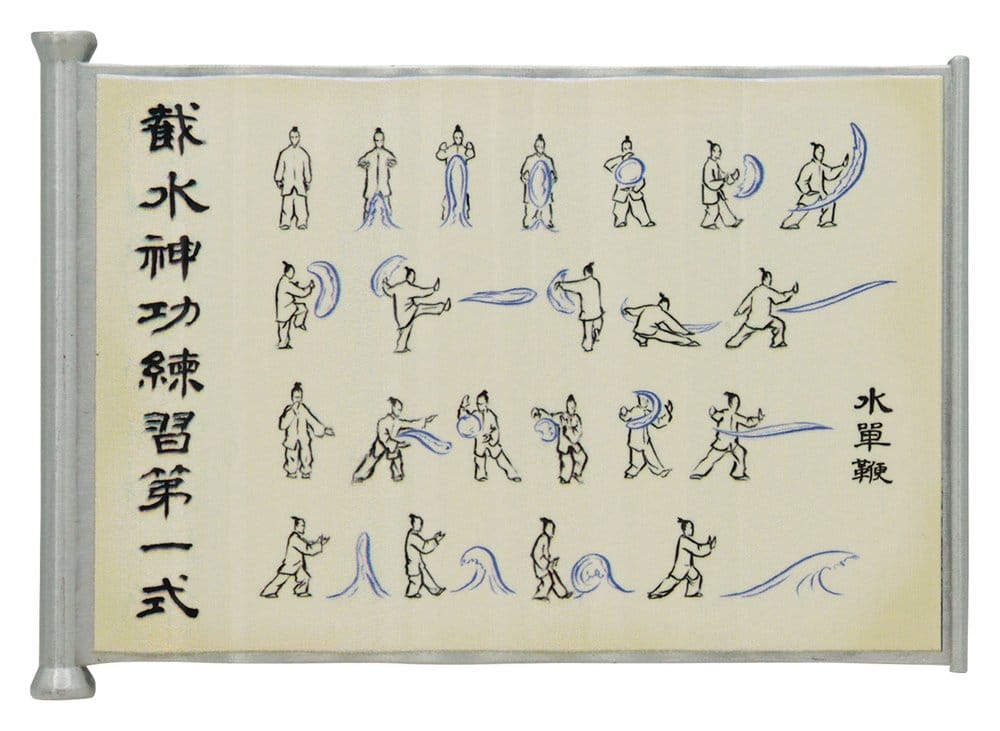 FaNaTtik Avatar: The Last Airbender Replica Waterbending Scroll | Makochan