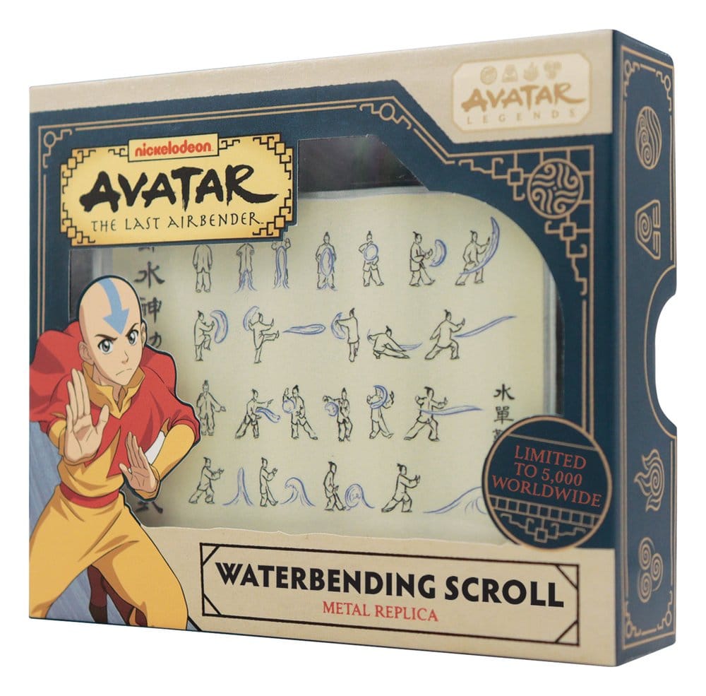 FaNaTtik Avatar: The Last Airbender Replica Waterbending Scroll | Makochan