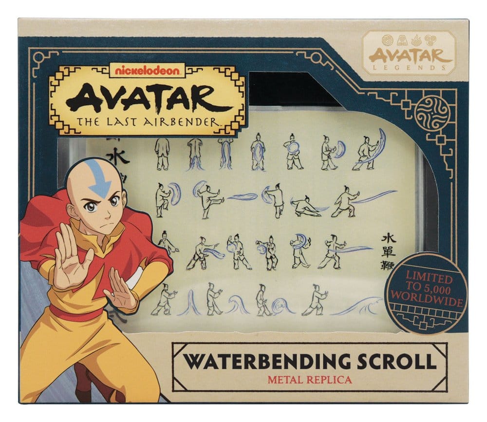 FaNaTtik Avatar: The Last Airbender Replica Waterbending Scroll | Makochan
