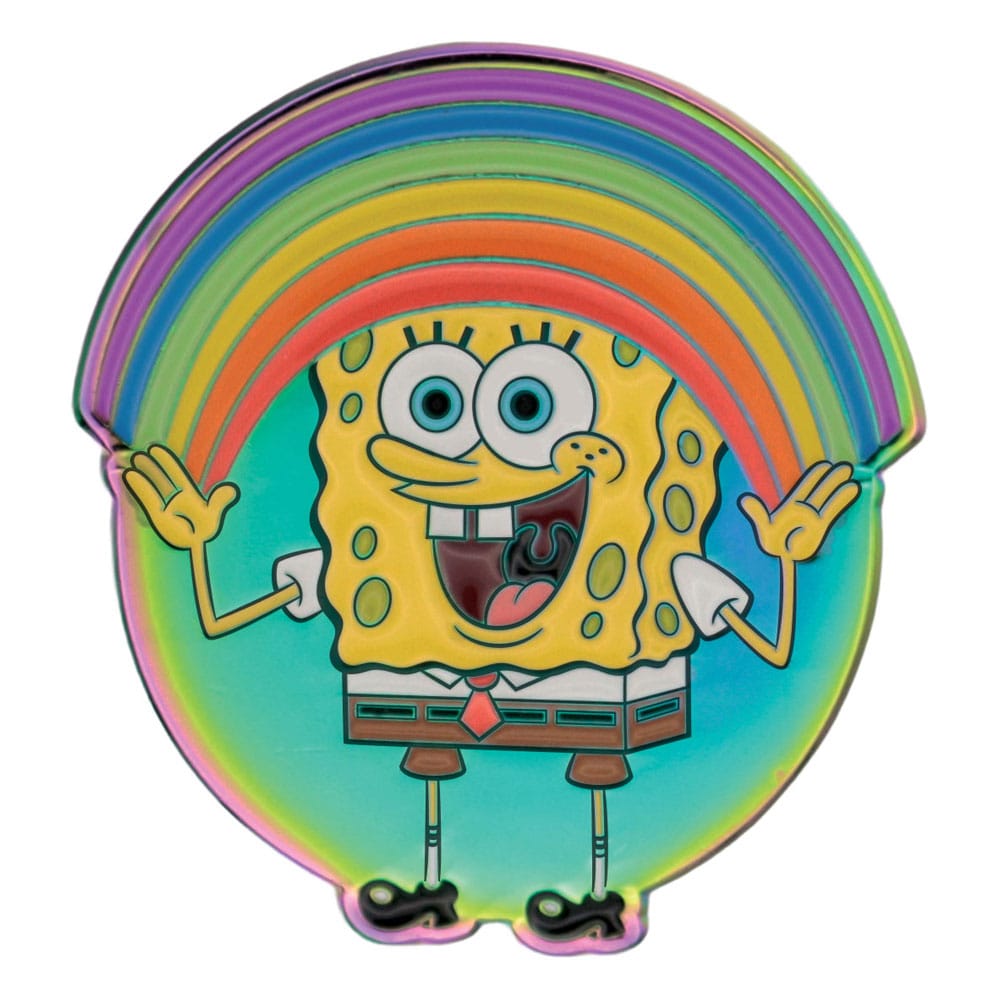 FaNaTtik Spongebob Squarepants Pin Badge Rainbow Limited Edition | Makochan