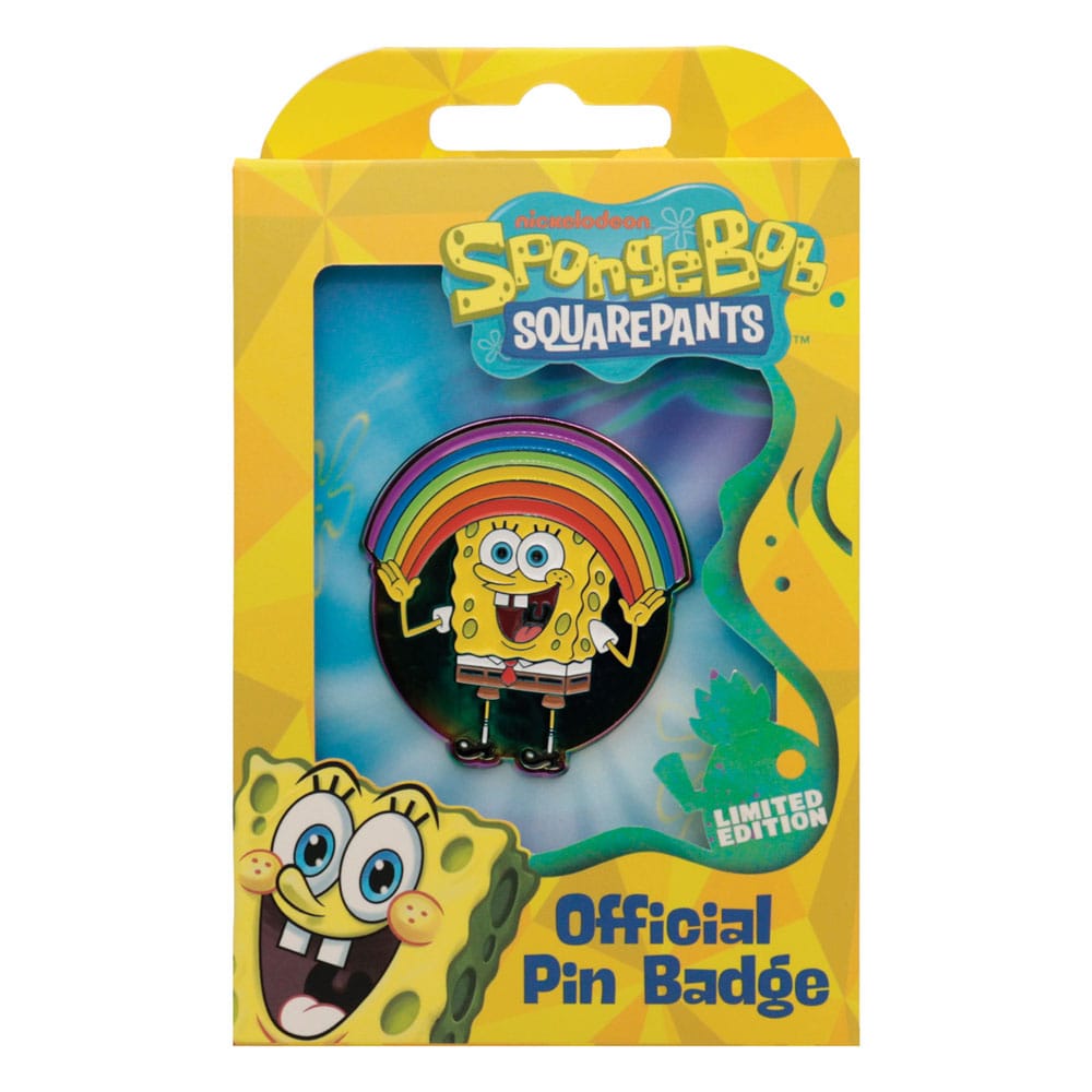 FaNaTtik Spongebob Squarepants Pin Badge Rainbow Limited Edition | Makochan