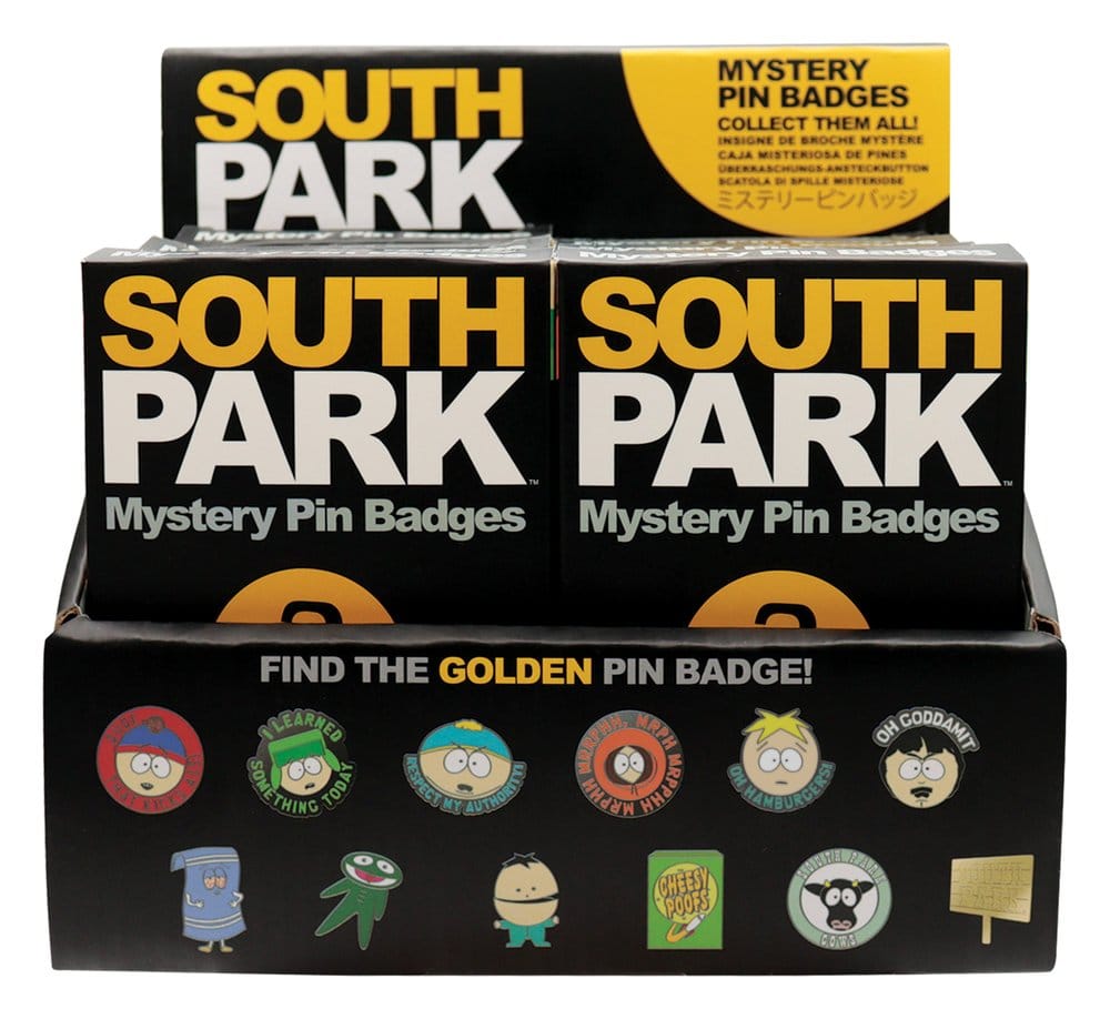 FaNaTtik South Park Mystery Pin Badges Display (12) | Makochan