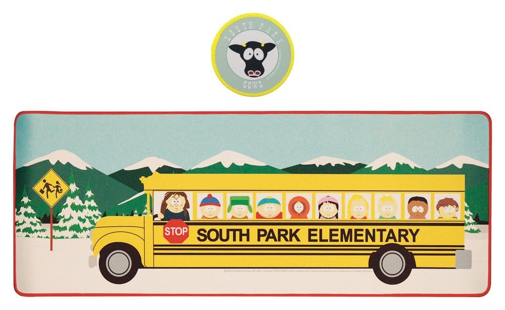 FaNaTtik South Park Desk Pad & Coaster Set Elementary School Bus | Makochan
