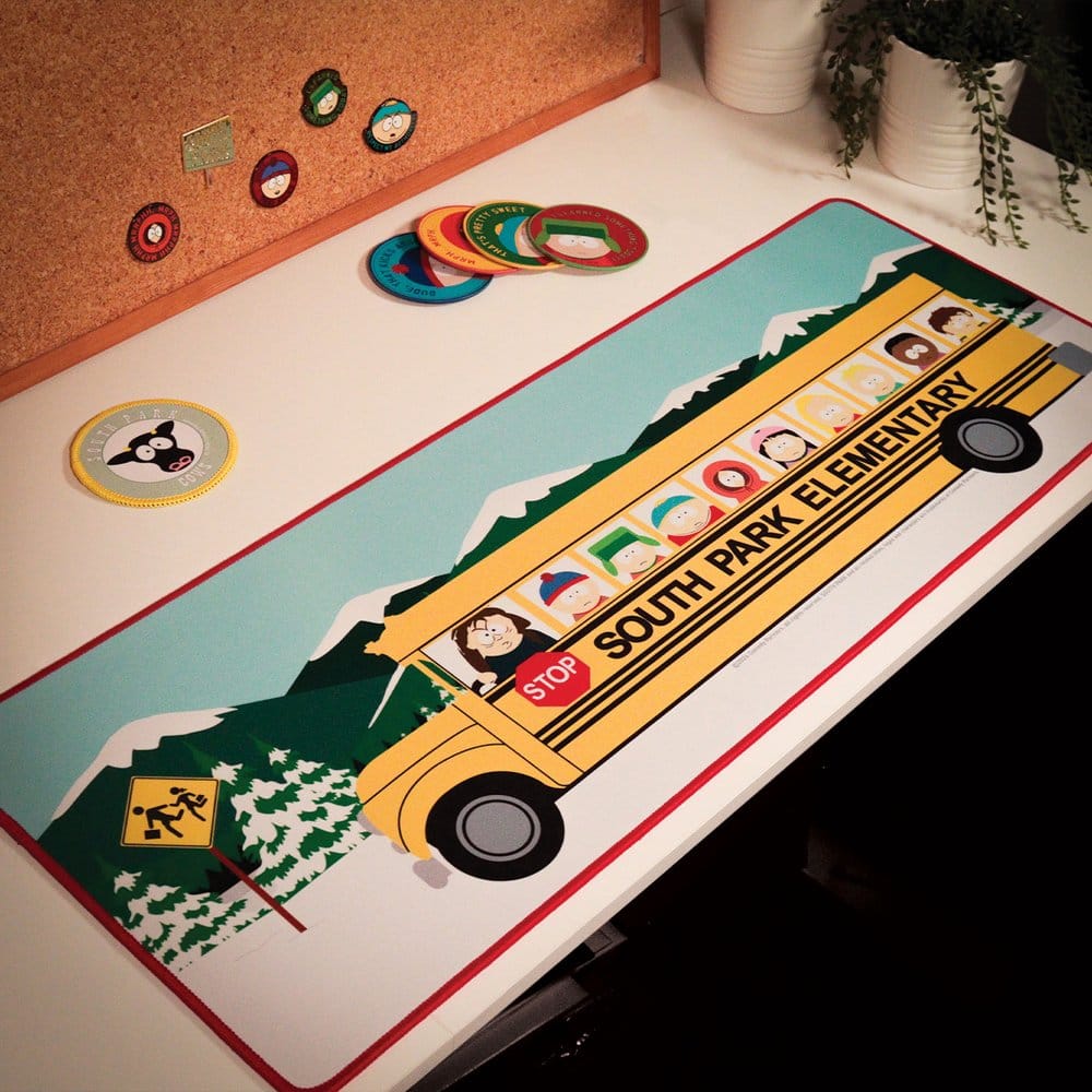 FaNaTtik South Park Desk Pad & Coaster Set Elementary School Bus | Makochan