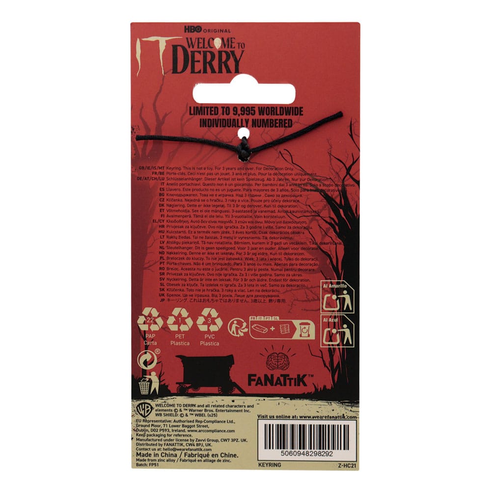FaNaTtik It Keychain Welcome to Derry The Losers Limited Edition | Makochan