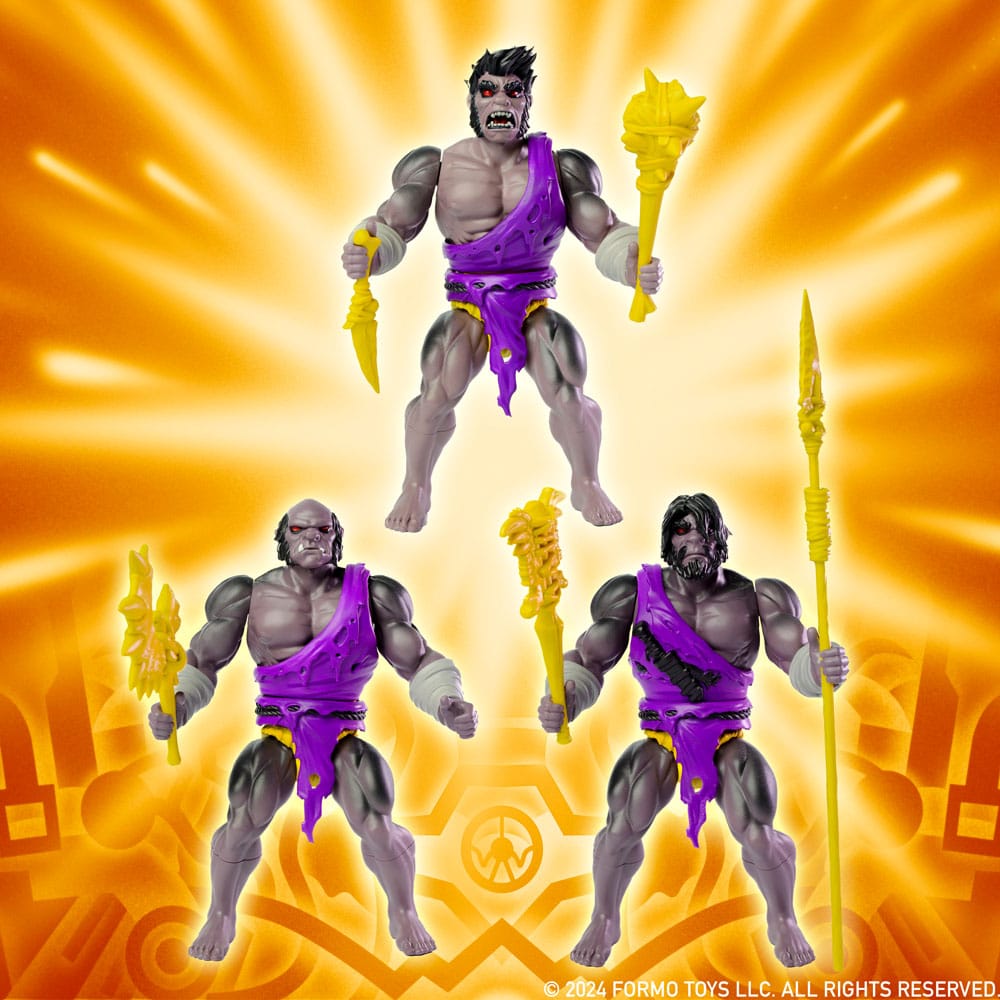 Formo Toys Legends of Dragonore Wave 2: Dragon Hunt Action Figure 3-Pack Brukteror Cave Men 14 cm | Makochan