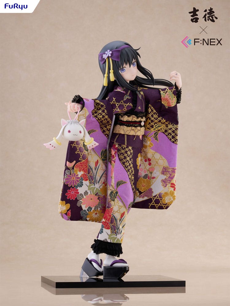 Furyu Puella Magi Madoka Magica F:NEX PVC Statue 1/4 Rebellion Homura Akemi Japanese Doll 45 cm | Makochan