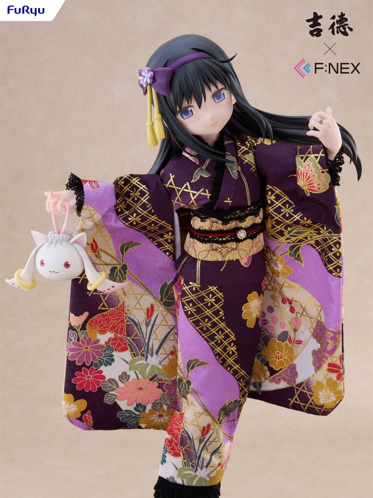 Furyu Puella Magi Madoka Magica F:NEX PVC Statue 1/4 Rebellion Homura Akemi Japanese Doll 45 cm | Makochan