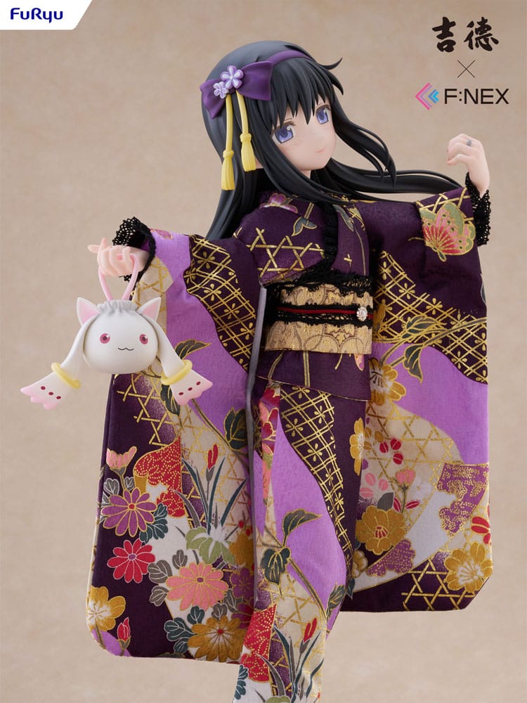 Furyu Puella Magi Madoka Magica F:NEX PVC Statue 1/4 Rebellion Homura Akemi Japanese Doll 45 cm | Makochan
