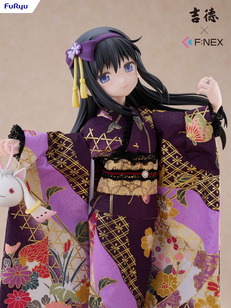 Furyu Puella Magi Madoka Magica F:NEX PVC Statue 1/4 Rebellion Homura Akemi Japanese Doll 45 cm | Makochan