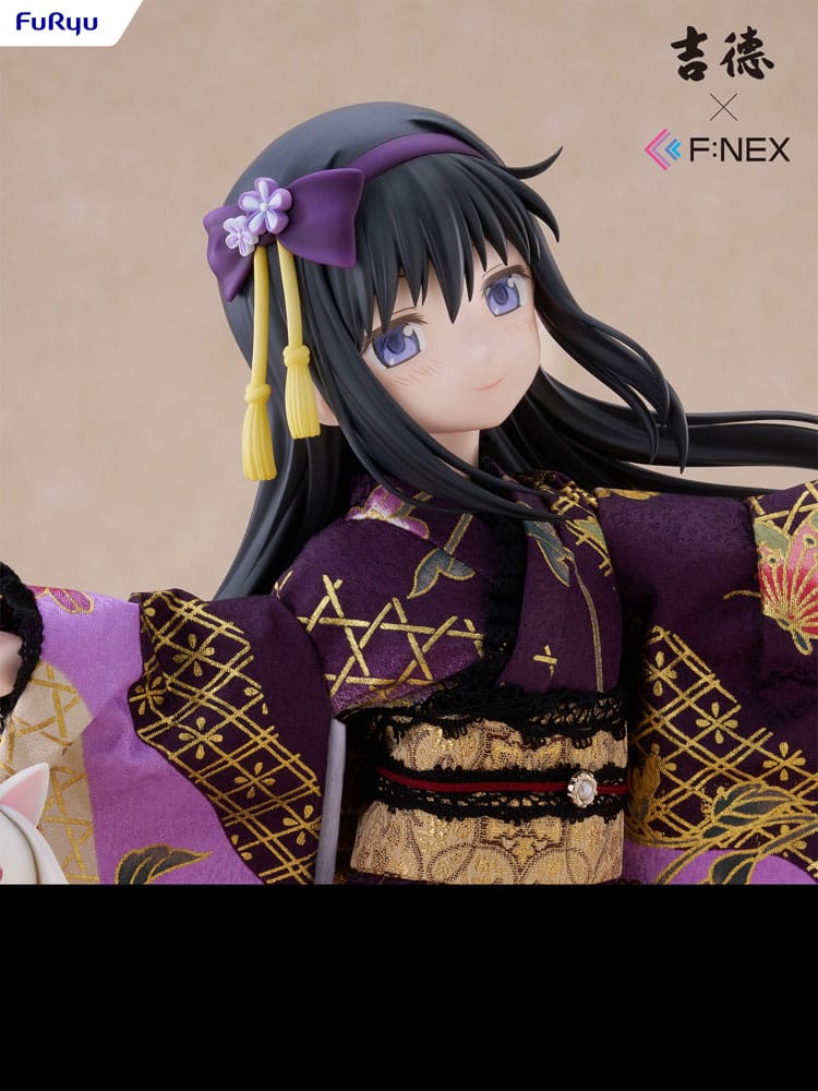 Furyu Puella Magi Madoka Magica F:NEX PVC Statue 1/4 Rebellion Homura Akemi Japanese Doll 45 cm | Makochan