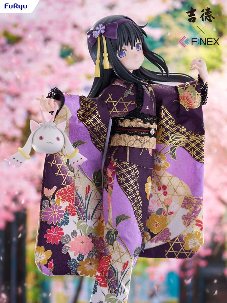 Furyu Puella Magi Madoka Magica F:NEX PVC Statue 1/4 Rebellion Homura Akemi Japanese Doll 45 cm | Makochan