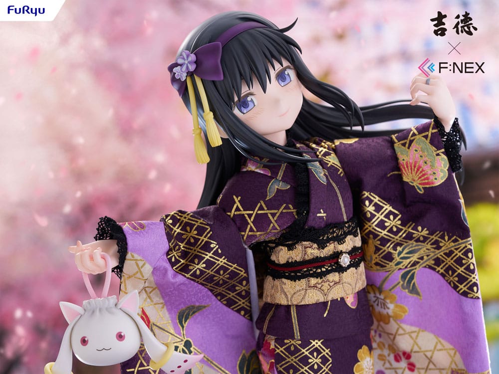 Furyu Puella Magi Madoka Magica F:NEX PVC Statue 1/4 Rebellion Homura Akemi Japanese Doll 45 cm | Makochan