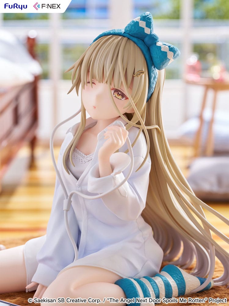 Furyu The Angel Next Door Spoils Me Rotten F:Nex PVC Statue 1/7 Mahiru Shiina Relax Ver. 14 cm | Makochan