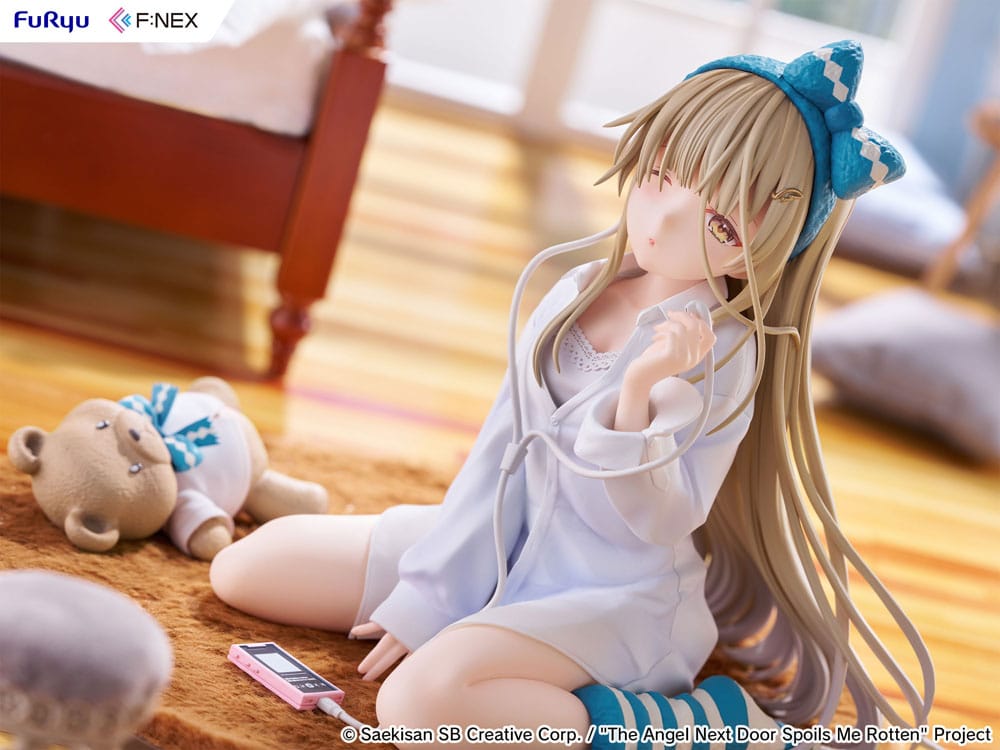 Furyu The Angel Next Door Spoils Me Rotten F:Nex PVC Statue 1/7 Mahiru Shiina Relax Ver. 14 cm | Makochan