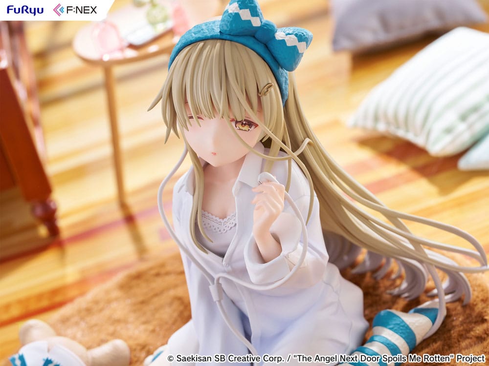 Furyu The Angel Next Door Spoils Me Rotten F:Nex PVC Statue 1/7 Mahiru Shiina Relax Ver. 14 cm | Makochan