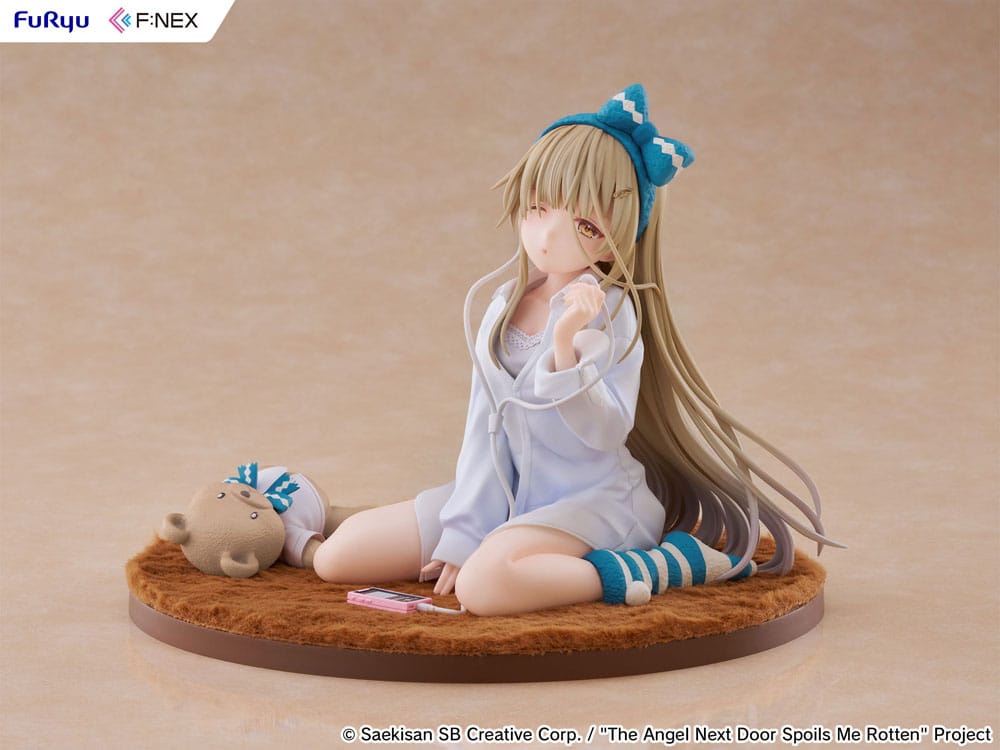 Furyu The Angel Next Door Spoils Me Rotten F:Nex PVC Statue 1/7 Mahiru Shiina Relax Ver. 14 cm | Makochan