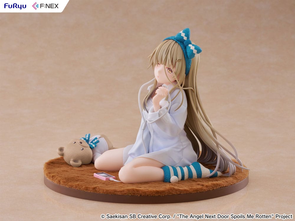 Furyu The Angel Next Door Spoils Me Rotten F:Nex PVC Statue 1/7 Mahiru Shiina Relax Ver. 14 cm | Makochan
