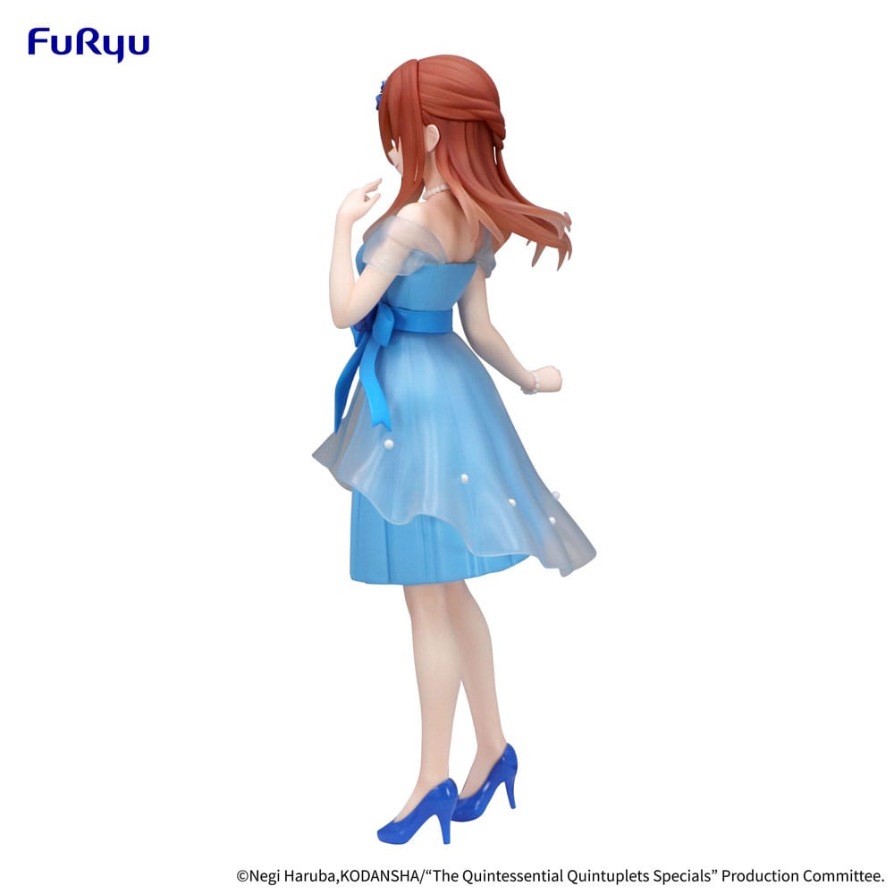 Furyu The Quintessential Quintuplets Trio-Try-iT PVC Statue Nakano Miku Pastel Dress Ver. 21 cm | Makochan