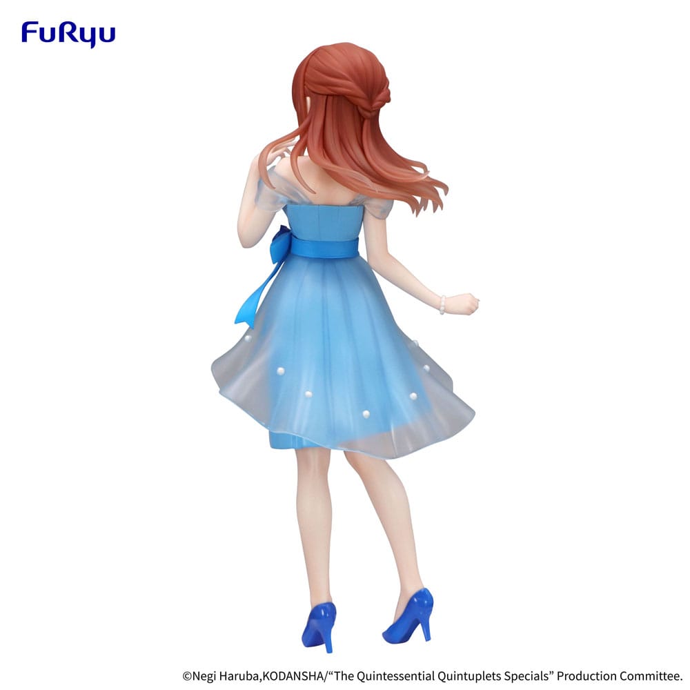 Furyu The Quintessential Quintuplets Trio-Try-iT PVC Statue Nakano Miku Pastel Dress Ver. 21 cm | Makochan