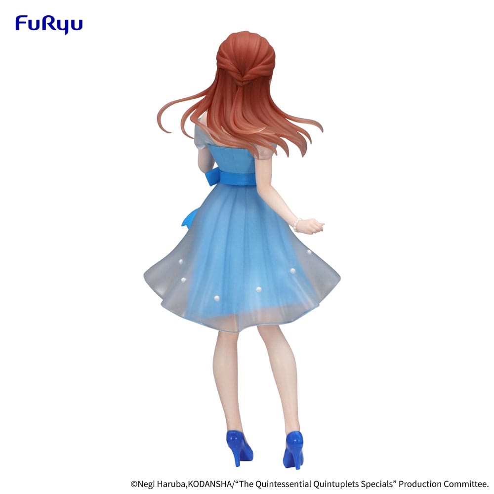 Furyu The Quintessential Quintuplets Trio-Try-iT PVC Statue Nakano Miku Pastel Dress Ver. 21 cm | Makochan