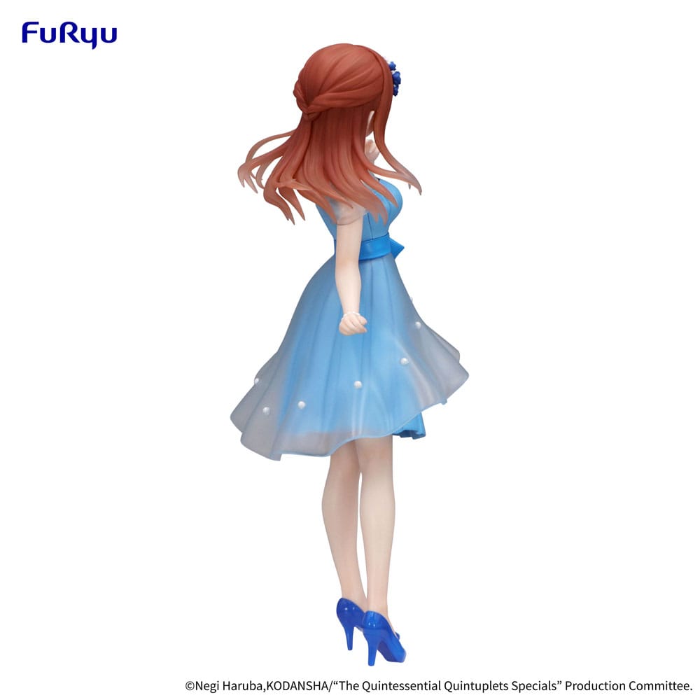Furyu The Quintessential Quintuplets Trio-Try-iT PVC Statue Nakano Miku Pastel Dress Ver. 21 cm | Makochan