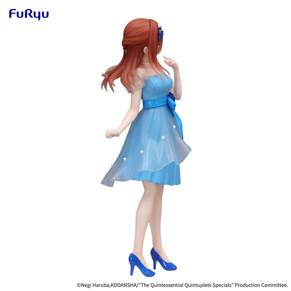 Furyu The Quintessential Quintuplets Trio-Try-iT PVC Statue Nakano Miku Pastel Dress Ver. 21 cm | Makochan