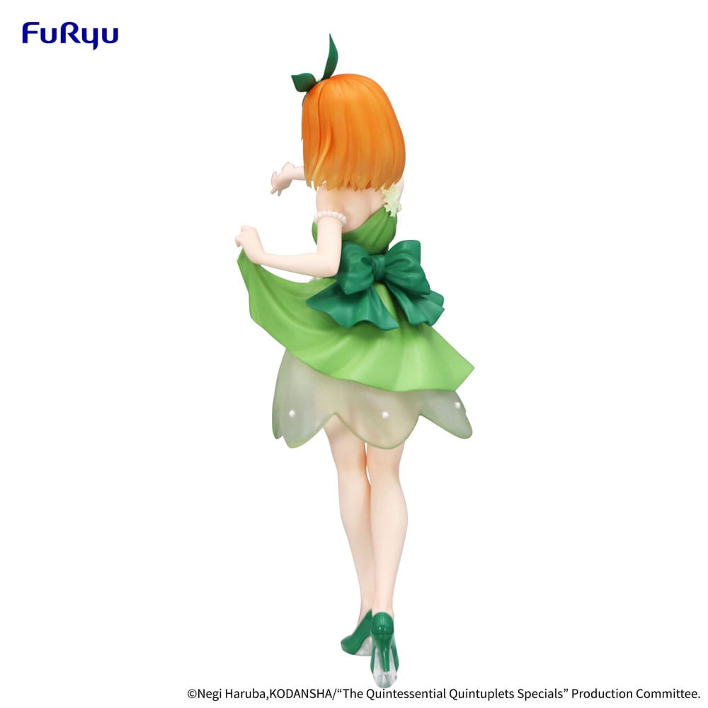 Furyu The Quintessential Quintuplets Trio-Try-iT PVC Statue Nakano Yotsuba Pastel Dress Ver. 22 cm | Makochan