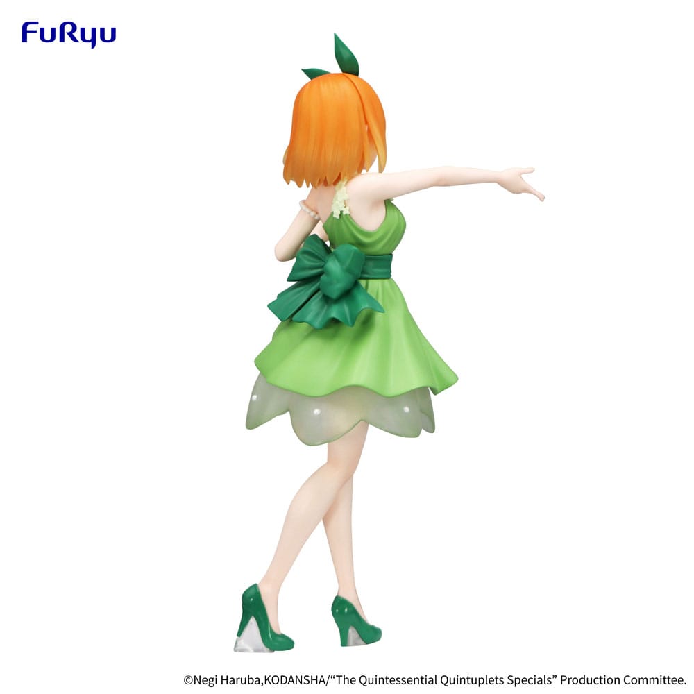 Furyu The Quintessential Quintuplets Trio-Try-iT PVC Statue Nakano Yotsuba Pastel Dress Ver. 22 cm | Makochan