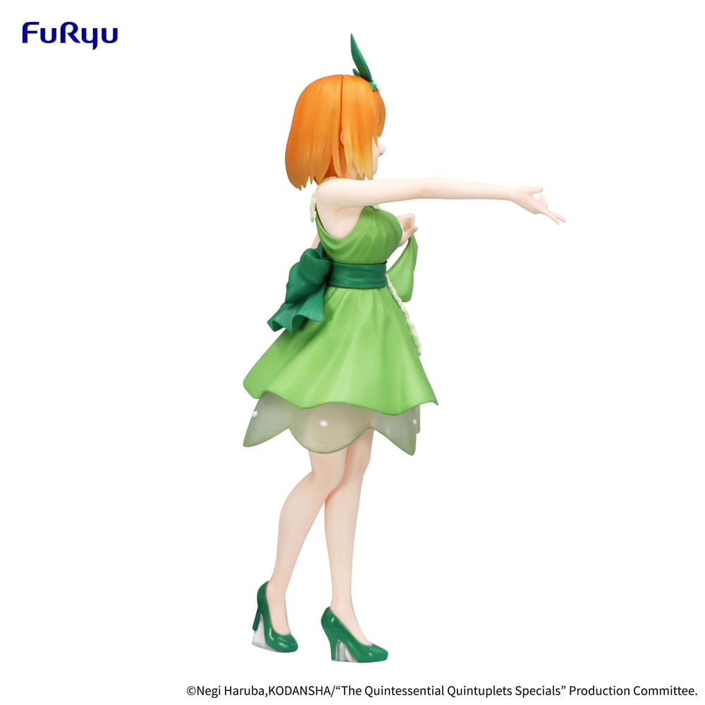Furyu The Quintessential Quintuplets Trio-Try-iT PVC Statue Nakano Yotsuba Pastel Dress Ver. 22 cm | Makochan