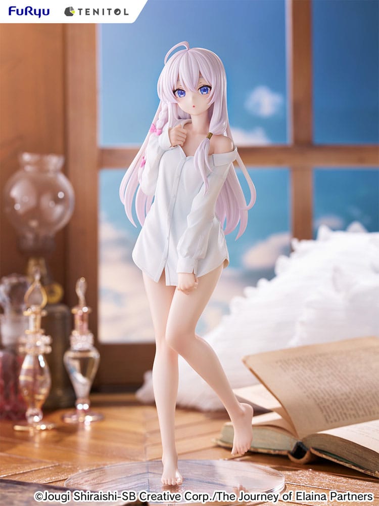 Furyu Wandering Witch: The Journey of Elaina Tenitol Tall PVC Statue Elania Shirt Ver. 30 cm | Makochan