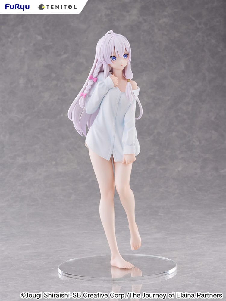 Furyu Wandering Witch: The Journey of Elaina Tenitol Tall PVC Statue Elania Shirt Ver. 30 cm | Makochan