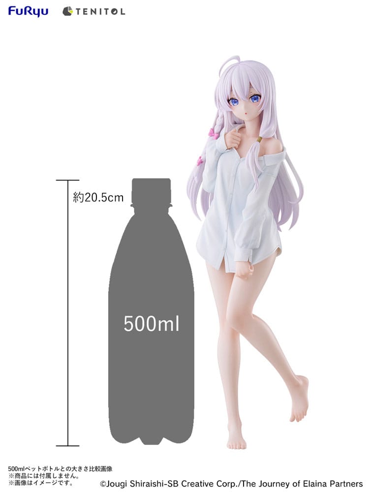 Furyu Wandering Witch: The Journey of Elaina Tenitol Tall PVC Statue Elania Shirt Ver. 30 cm | Makochan