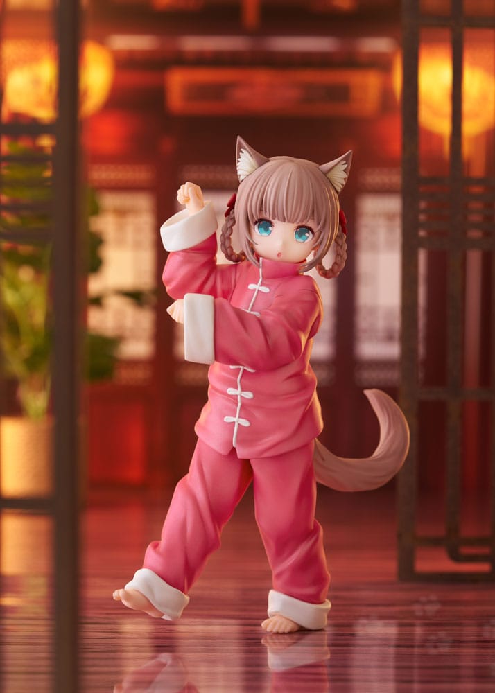 Golden Head My Cat Is a Kawaii Girl Palette Dress-Up Collection Statue Kinako Nyang fu Ver. 15 cm | Makochan