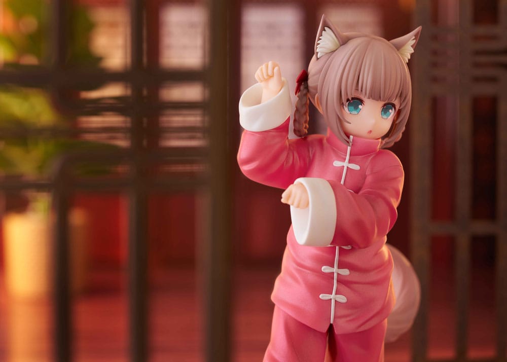 Golden Head My Cat Is a Kawaii Girl Palette Dress-Up Collection Statue Kinako Nyang fu Ver. 15 cm | Makochan