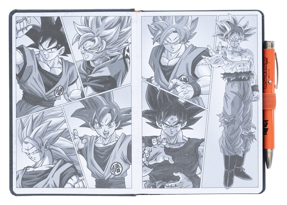 Grupo Erik Dragon Ball Premium Notebook A5 with Projector Pen Super Goku | Makochan
