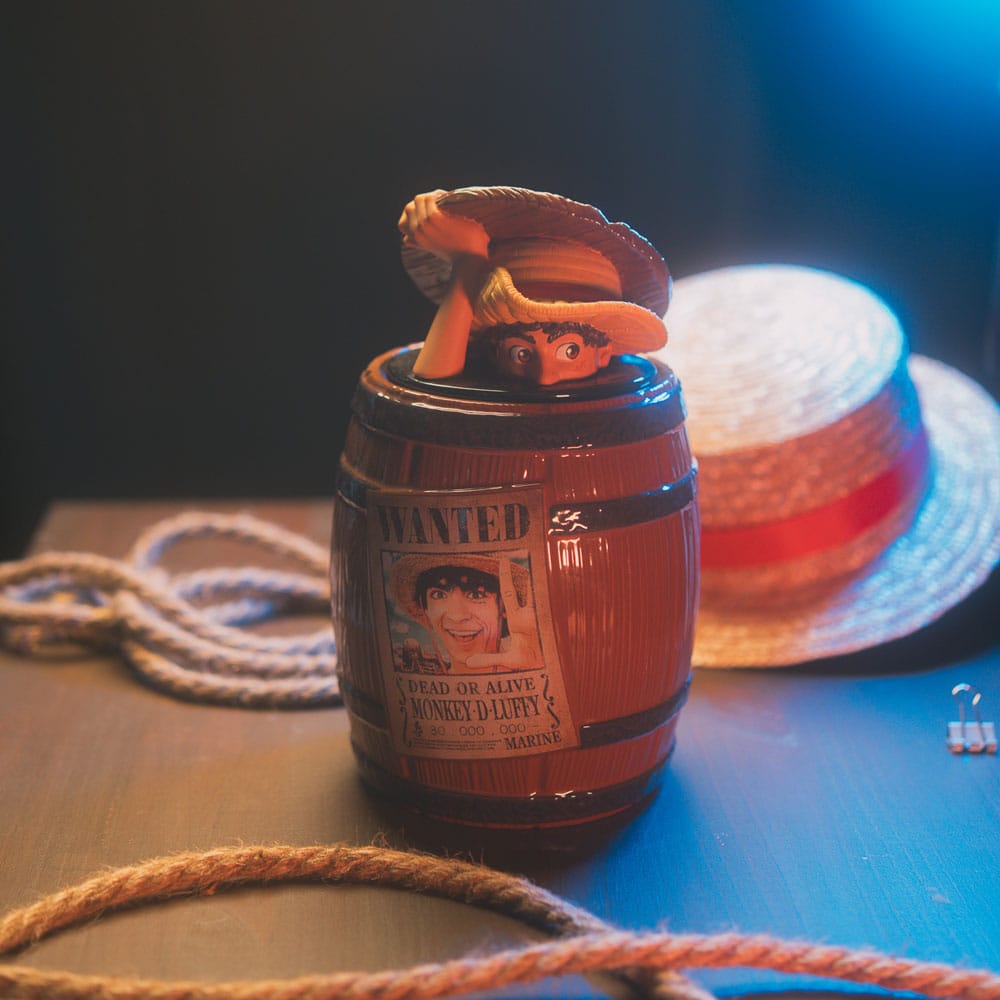 Grupo Erik One Piece Cookie Jar Wanted Monkey D. Luffy | Makochan