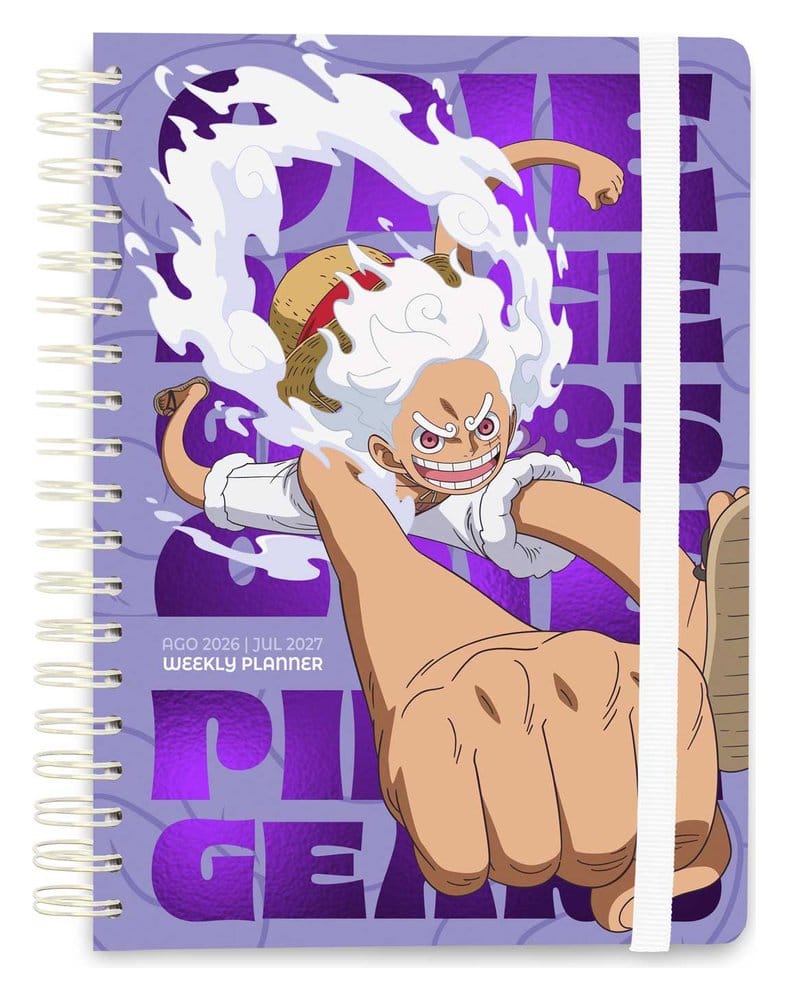 Grupo Erik One Piece School Diary weekly planner 2026/2027 Gear 5 A5 | Makochan