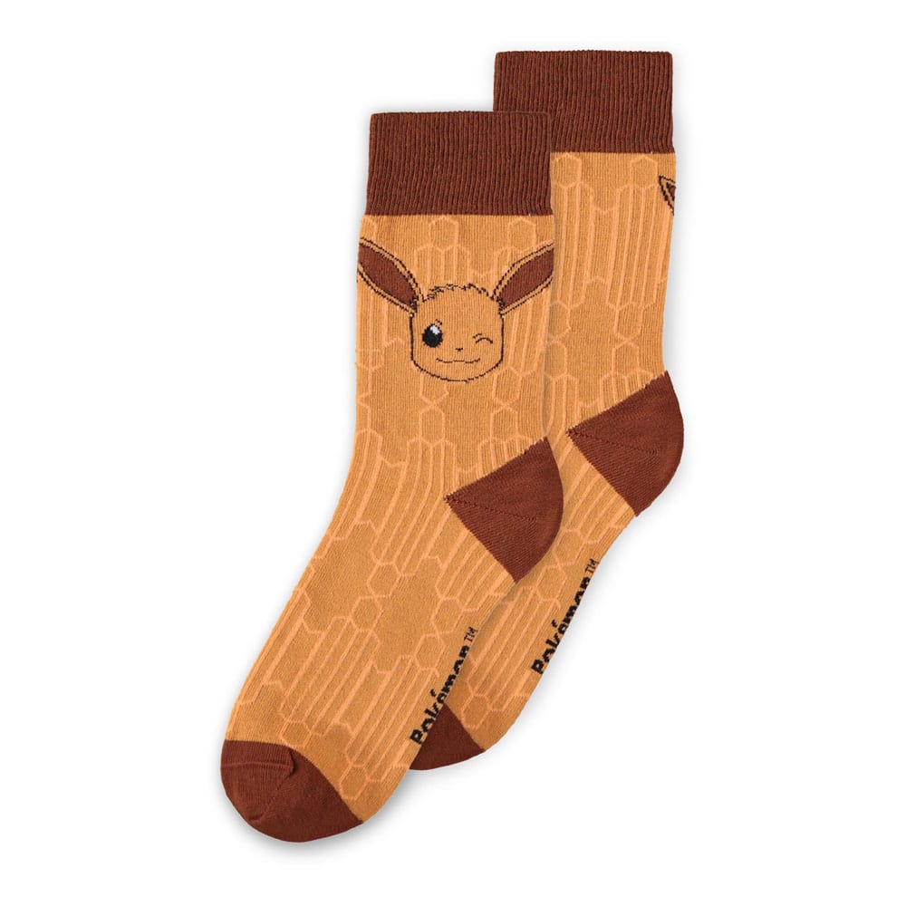 Difuzed Pokémon Socks 3-Pack Eevee Evolution 2.0 35-38 | Makochan