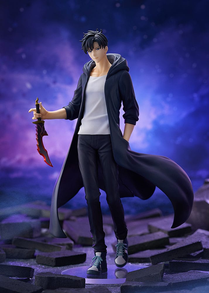 Good Smile Company Solo Leveling Pop Up Parade PVC Statue Sung Jinwoo L Size 24 cm | Makochan