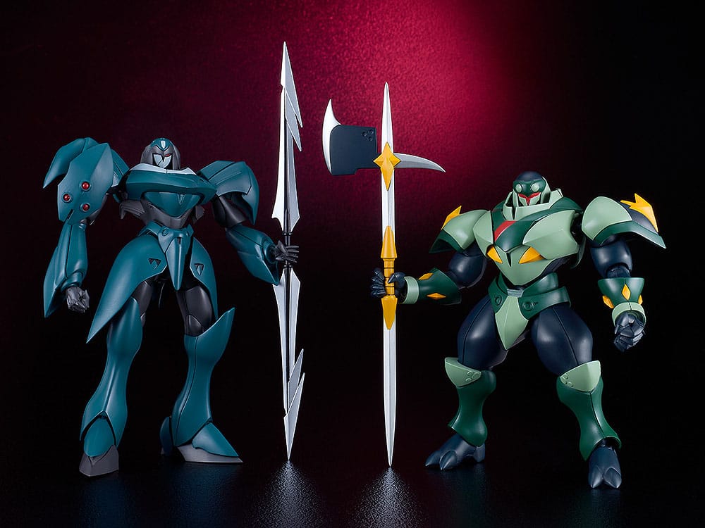 Good Smile Company Starknight Tekkaman Blade Moderoid Plastic Model Kits 2-Pack Tekkaman Dagger & Tekkaman Axe | Makochan