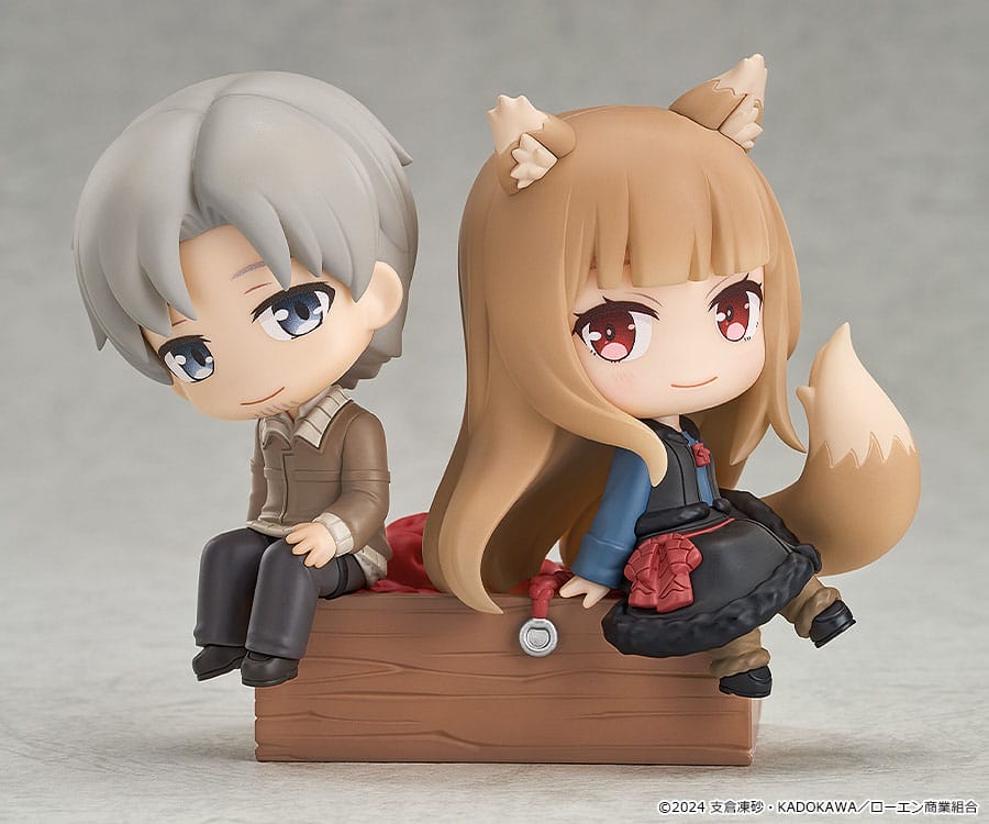 Good Smile Company Spice and Wolf: Merchant Meets the Wise Wolf Mini Memory Mini Figure Lawrence & Holo 8 cm | Makochan