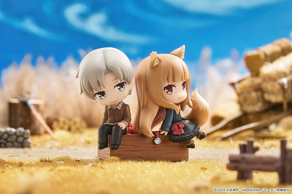 Good Smile Company Spice and Wolf: Merchant Meets the Wise Wolf Mini Memory Mini Figure Lawrence & Holo 8 cm | Makochan