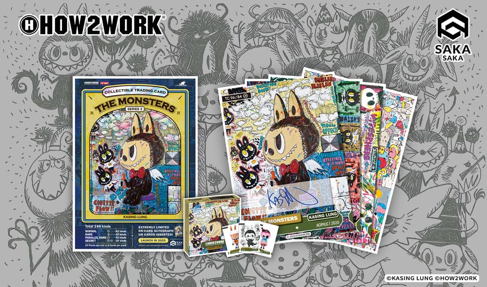 How2Work How2work Labubu Collectible Chrome Trading Cards The Monsters Series 3 (10) | Makochan